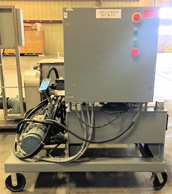 Hydraulic Pump Package With Air Cooler, Dynex Pf4016-30 Fixed Displacement Pump, American Industrial Fan, 36" X 24" X 12" Tank And 25 Hp Motor)